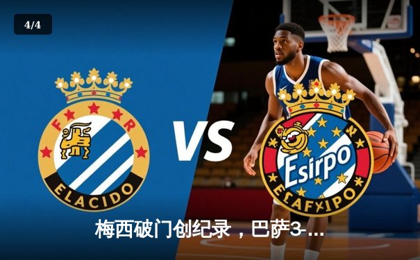 梅西破门创纪录，巴萨3-2逆转皇马赢得国家德比 - 4